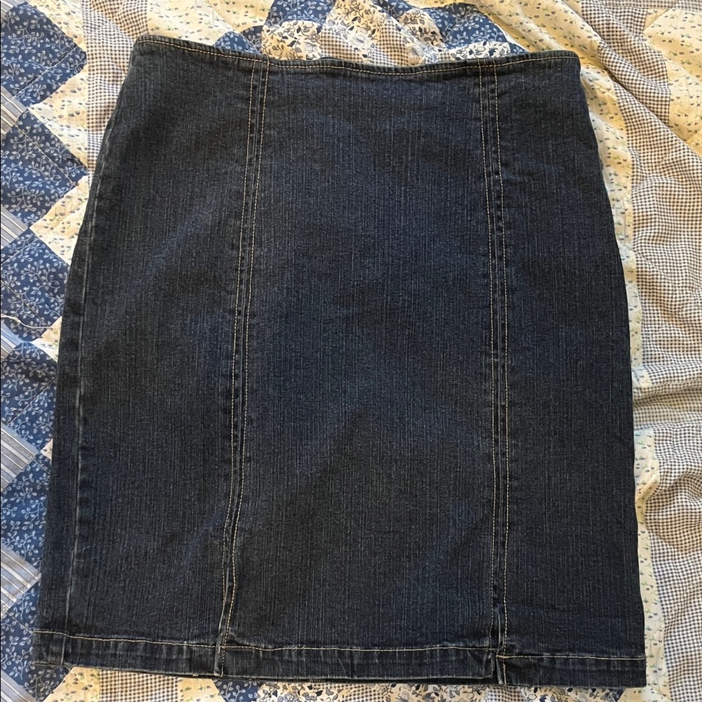 3/$25 Dark Blue Denim Mini Skirt Classic